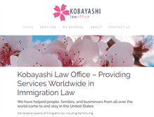Tablet Screenshot of lisakobayashi.com